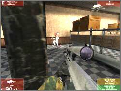 W moim przypadku terroryści bardzo często zmieniali miejsca (tzn - Zadanie 8 - OPIS PRZEJŚCIA - Tom Clancys Rainbow Six 3: Raven Shield - poradnik do gry