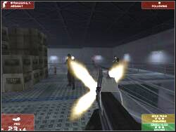 Powinieneś zająć się WSZYSTKIMI terrorystami na piętrze, ja doliczyłem się ich czterech - Zadanie 11 - OPIS PRZEJŚCIA - Tom Clancys Rainbow Six 3: Raven Shield - poradnik do gry