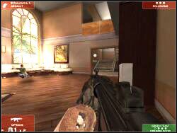 Po wydaniu rozkazu szturmowania pomieszczenia możesz wrzucić do niego granat, lepiej żeby to był dymny a nie z gazem - Zadanie 12 - OPIS PRZEJŚCIA - Tom Clancys Rainbow Six 3: Raven Shield - poradnik do gry