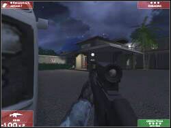 Koniecznie powinieneś zająć się widocznym na screenie terrorystą - Zadanie 13 - OPIS PRZEJŚCIA - Tom Clancys Rainbow Six 3: Raven Shield - poradnik do gry