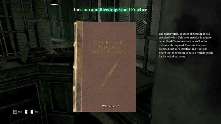 Kolejna książka zwiększająca poziom Medycyny. - Rozdział 5 - Instytut Riverside | Solucja Call of Cthulhu - Call of Cthulhu - poradnik do gry