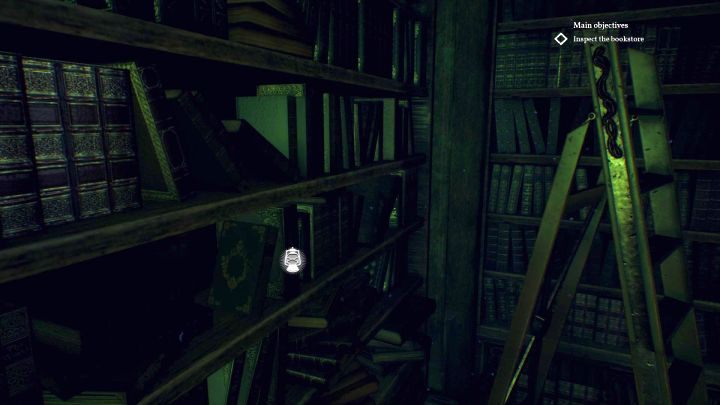 Tutaj z kolei ukryta księga zwiększająca Okultyzm. - Rozdział 7 - Bezimienna księgarnia | Solucja Call of Cthulhu - Call of Cthulhu - poradnik do gry
