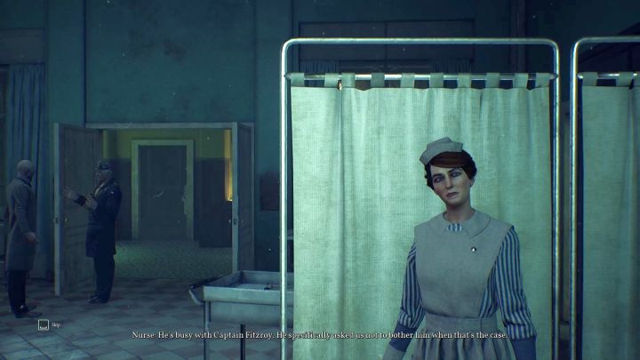 Rozdział rozpoczyna się od rozmowy z jedną z pielęgniarek. - Rozdział 8 - Instytut Riverside | Solucja Call of Cthulhu - Call of Cthulhu - poradnik do gry