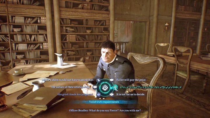 Kolejna szansa na wybór opcji dialogowej w języku Rlyehian. - Rozdział 9 - Instytut Riverside | Solucja Call of Cthulhu - Call of Cthulhu - poradnik do gry
