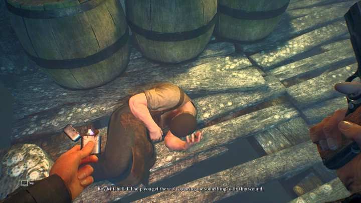 Ranny Mitchell - drugi kandydat do leczenia. - Rozdział 12 - Port Darkwater | Solucja Call of Cthulhu - Call of Cthulhu - poradnik do gry