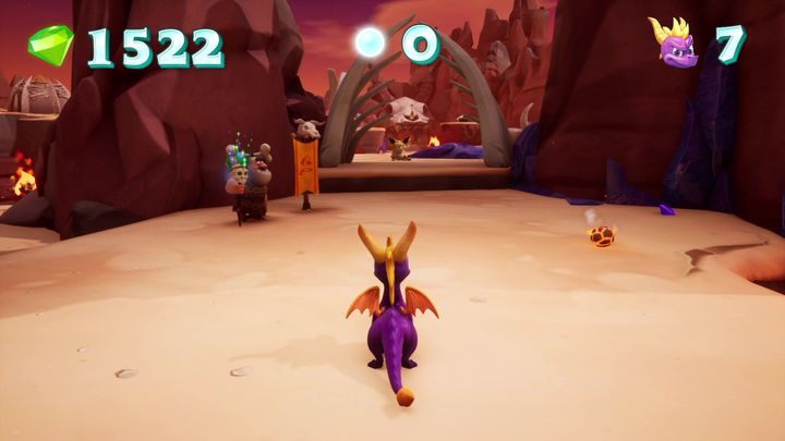 Następnie skieruj się we właściwym kierunku - Pustynia Szkieletów - Solucja Spyro 2 Riptos Rage! - Spyro Reignited Trilogy - poradnik do gry