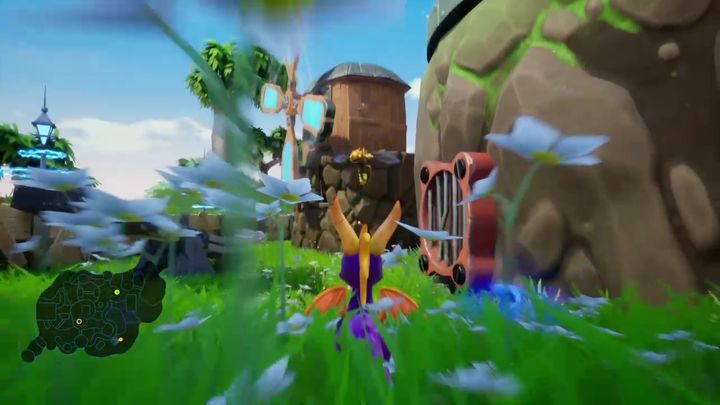 Zlikwiduj znajdującą się tam robopszczołę - Mechaniczne Farmy - Solucja Spyro 2 Riptos Rage! - Spyro Reignited Trilogy - poradnik do gry