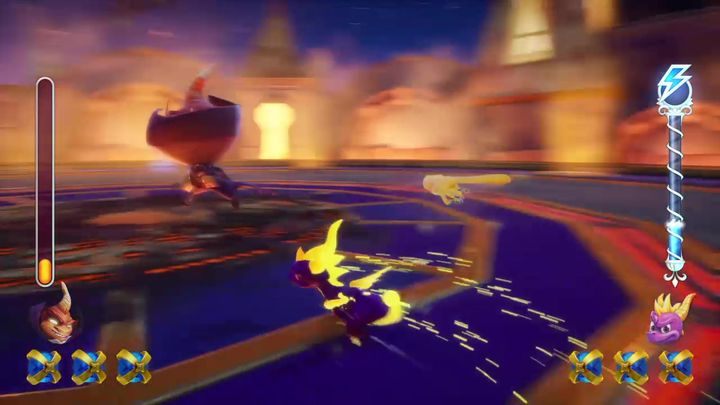 Musisz zebrać trzy kule, które po skompletowaniu dadzą ci określone zdolności, dzięki którym będziesz mógł zranić Ripta - Ripto - boss w Spyro 2: Riptos Rage! - Spyro Reignited Trilogy - poradnik do gry