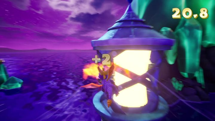 Pierwszym co musisz zrobić jest przelot przez wszystkie obręcze - Nocny Szlak - Solucja Spyro the Dragon - Spyro Reignited Trilogy - poradnik do gry