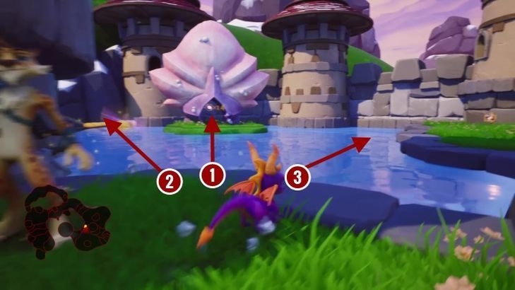 Nurkując w jeziorze, także znajdziesz jajo - Wiosenna Jutrzenka - Solucja do Spyro: Year Of The Dragon - Spyro Reignited Trilogy - poradnik do gry