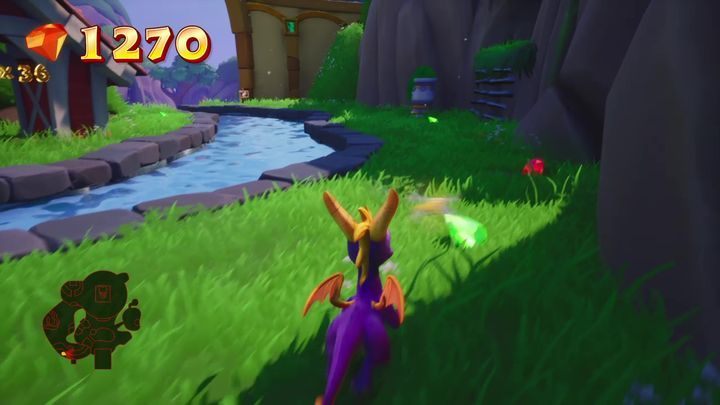 Nieopodal jednej z donic do zniszczenia znajdziesz drabinę - Ogrody Południa - Solucja do Spyro: Year Of The Dragon - Spyro Reignited Trilogy - poradnik do gry