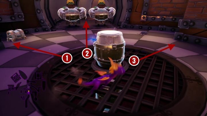 Na końcu korytarza znajdziesz drugiego smoka - Zatoka Gnorków - Solucja Spyro the Dragon - Spyro Reignited Trilogy - poradnik do gry