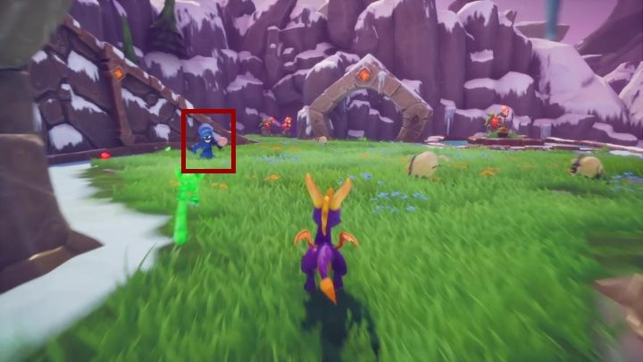 Dugi złodziej znajduje się natomiast na polance do której dotrzesz po rampie strzeżonej przez dwóch druidów - Jaja smoków w Spyro the Dragon - Spyro Reignited Trilogy - poradnik do gry