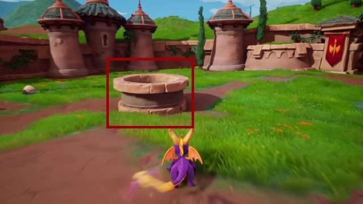 W centralnej części twojej lokacji startowej znajdziesz studnię - Smoki do odnalezienia w Spyro the Dragon - Spyro Reignited Trilogy - poradnik do gry