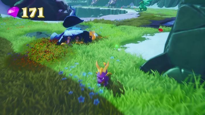 Herkules znajduje się nieopodal drugiej pary ramp turbo szybkości - Smoki do odnalezienia w Spyro the Dragon - Spyro Reignited Trilogy - poradnik do gry