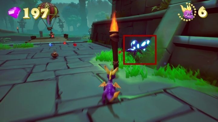 Komentarz: Świecące grzyby znajdują się w nasypujących lokacjach - Trofea i osiągnięcia w Spyro the Dragon - Spyro Reignited Trilogy - poradnik do gry