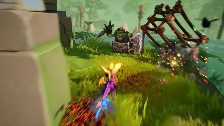 Sposób odblokowania: Uwolnij obie kury z klatek na poziomie Mgliste trzęsawisko - Trofea i osiągnięcia w Spyro the Dragon - Spyro Reignited Trilogy - poradnik do gry