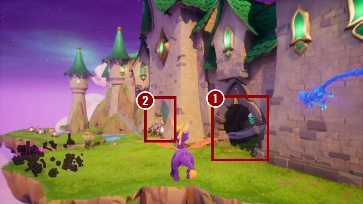 Na terenie tej wyspy znajduje się zamek z dwoma przejściami - Tkacze marzeń - Solucja Spyro the Dragon - Spyro Reignited Trilogy - poradnik do gry