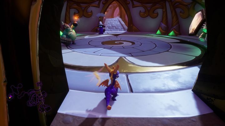 Trafisz na niewielki dziedziniec - Nawiedzone wieże - Solucja Spyro the Dragon - Spyro Reignited Trilogy - poradnik do gry