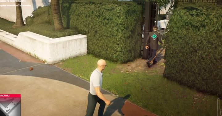 Zwab Teda w pułapkę za żywopłotem - Zadania fabularne w misji Linia mety | Hitman 2 - Hitman 2 - poradnik do gry