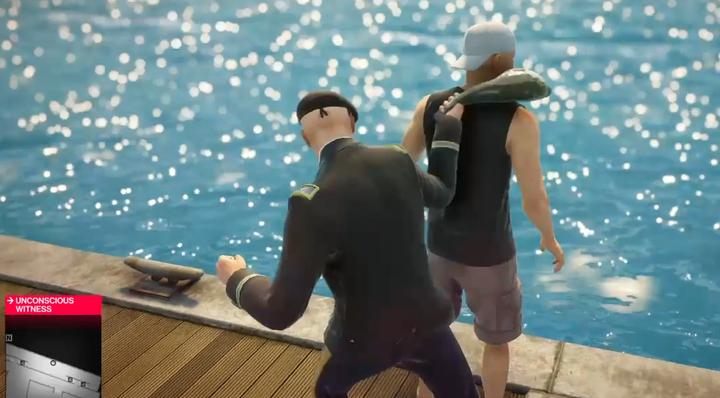 Uderz kogoś za pomocą ryby tak, by cios powalił go do oceanu - Wyzwania: wyczyny w misji Linia Mety (Miami) | Hitman 2 - Hitman 2 - poradnik do gry