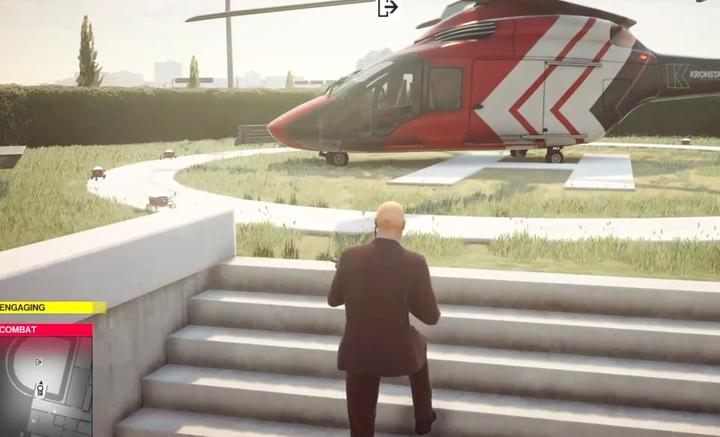 Śmigłowiec - Ucieczka z lokacji w misji Linia Mety (Miami) | Hitman 2 - Hitman 2 - poradnik do gry