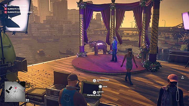 Zaczekaj aż pojawi się Dawood Rangan oraz aż odegra scenę, która zostanie przerwana - Zadania fabularne w misji Pościg za zjawą | Hitman 2 - Hitman 2 - poradnik do gry