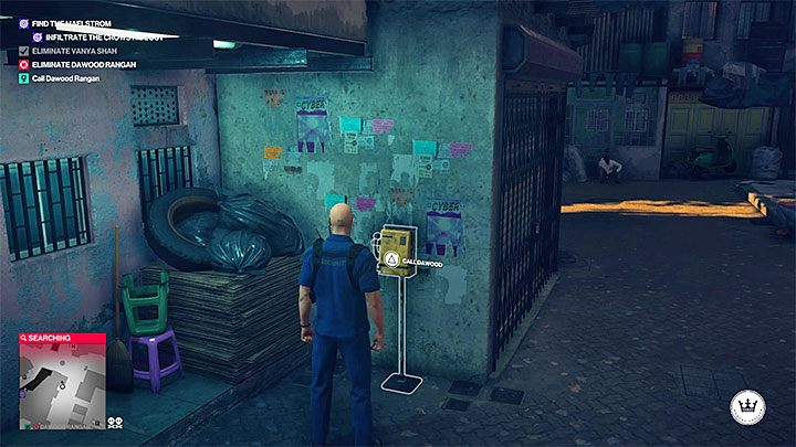 Dotrzyj do dowolnej budki telefonicznej na mapie - może to być np - Zamordowanie Dawooda Rangana w misji Pościg za zjawą | Hitman 2 - Hitman 2 - poradnik do gry