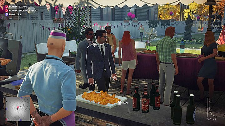Powróć do ogrodu i ustaw się w miejscu, w którym serwowane jest jedzenie - Misje fabularne w Zatoczce Whittleton | Hitman 2 - Hitman 2 - poradnik do gry