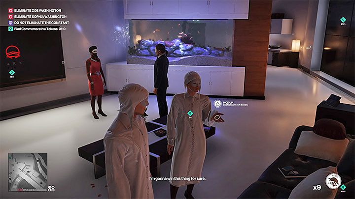 Zbliż się do nowicjusza żeby zaczął przechwalać się - Jak łatwo zebrać 10 unikalnych monet (pamiątkowych tokenów)? | Hitman 2 - Hitman 2 - poradnik do gry