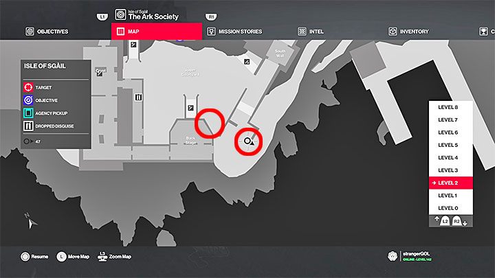 2 tokeny odnajduje się w okolicach górnego dziedzińca - Jak łatwo zebrać 10 unikalnych monet (pamiątkowych tokenów)? | Hitman 2 - Hitman 2 - poradnik do gry