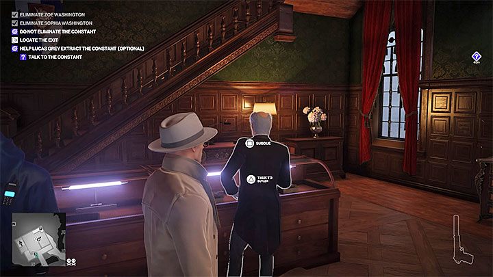 W przebraniu Blakea musisz dotrzeć do biblioteki w Wieży Stałej - miejsce to pokazuje obrazek 1 - Hitman 2: Wyspa Sgail - wszystkie trofea, lista - Hitman 2 - poradnik do gry