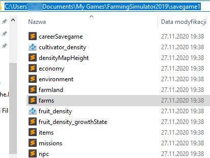 W pierwszej kolejności otwórzcie katalog, w którym zapisywane są postępy gry - Farming Simulator 19: Dowolna ilość pieniędzy - jak edytować zapis gry? - Farming Simulator 19 - poradnik do gry
