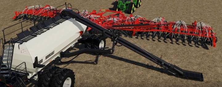 Bourgault 3420-100 Paralink Hoe Drill jest największym dostępnym w całej grze i dodatkach siewnikiem, starszy brat modelu 3320-76, posiadający te same cechy, lecz większą pojemność i szerokość pracy (30 - Farming Simulator 19: Bourgault DLC - Farming Simulator 19 - poradnik do gry