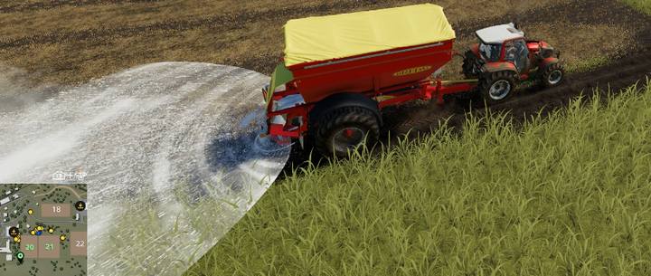 Nowe pole, czyli także skrawek nowego pola, którym łączyłeś dwa różne, musisz nawieźć wapnem - Farming Simulator 19: Powiększenie, połączenie pola - jak? - Farming Simulator 19 - poradnik do gry