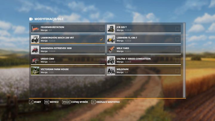 Zawsze pamiętaj o aktywacji modów. - Farming Simulator 19: Mody - jak instalować? - Farming Simulator 19 - poradnik do gry