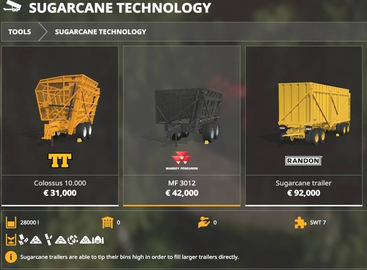 Przyczepy do transportu sieczki, trawy, siana, słomy, zrębków oraz trzciny cukrowej - Farming Simulator 19: Kombajny i hedery - Farming Simulator 19 - poradnik do gry