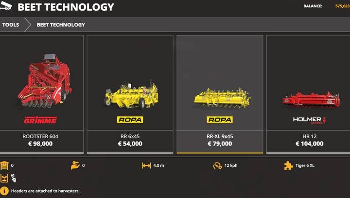 Nakładnki dla kombajnów buraczanych - Farming Simulator 19: Kombajny i hedery - Farming Simulator 19 - poradnik do gry
