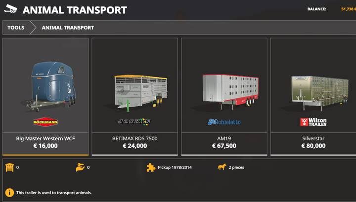 Przyczepy do transportu zwierząt - Farming Simulator 19: Maszyny do hodowli zwierząt - Farming Simulator 19 - poradnik do gry