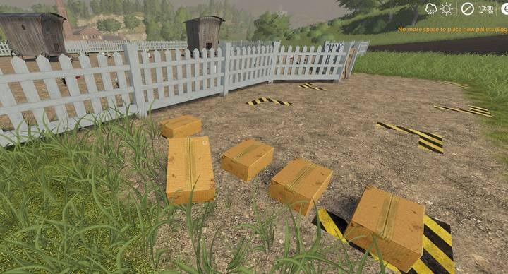 Każde pudło to 150 litrów, chyba że jest jeszcze niepełne - Farming Simulator 19: Kury - hodowla - Farming Simulator 19 - poradnik do gry