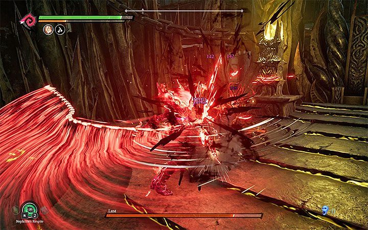 Dwa główne rodzaje ataków specjalnych w grze Gniewny Atak (Wrath Attack) oraz Forma Spustoszenia (Havoc Form) - Porady ogólne do gry Darksiders 3 - Darksiders 3 - poradnik do gry