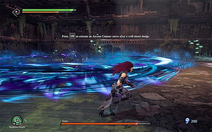 W pewnym momencie pojedynku, Zazdrość zacznie się teleportować - Zachodni kraniec | Solucja do gry Darksiders 3 - Darksiders 3 - poradnik do gry