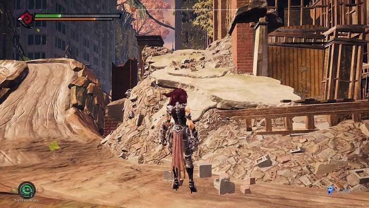 Gdy wrócisz na główną ścieżkę, spójrz nieco w prawo - Schronienie | Solucja do gry Darksiders 3 - Darksiders 3 - poradnik do gry