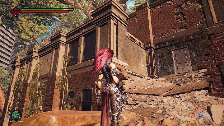 Wróć na główną ścieżkę i wdrap się na górny poziom - Schronienie | Solucja do gry Darksiders 3 - Darksiders 3 - poradnik do gry