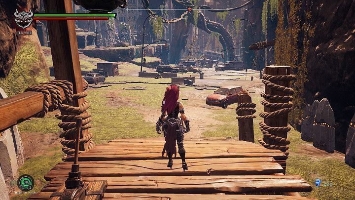 Lokacja, w której się znajdziesz nie należy do najbezpieczniejszych więc czeka Cię sporo walki - Schronienie | Solucja do gry Darksiders 3 - Darksiders 3 - poradnik do gry