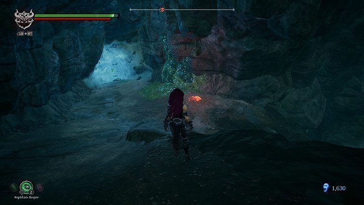 Gdy zejdziesz nieco niżej zauważysz kokon - Zaświaty | Solucja do gry Darksiders 3 - Darksiders 3 - poradnik do gry