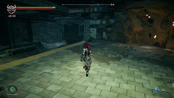 Wróć do wcześniejszego pomieszczenia z wagonami metra po małego żuka i zabierz go ze sobą - Zaświaty | Solucja do gry Darksiders 3 - Darksiders 3 - poradnik do gry