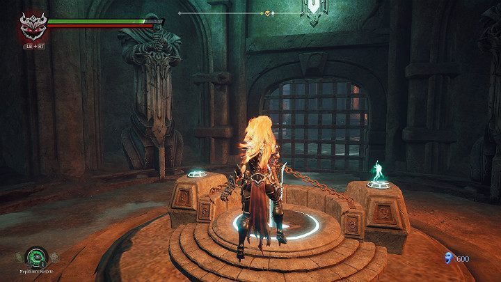 W małym pomieszczeniu znajdziesz pierwszy z dwóch mieczy - Esencje cz. 2 - Katakumby | Solucja do gry Darksiders 3 - Darksiders 3 - poradnik do gry