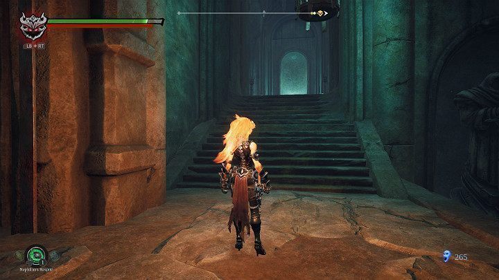 Wybierz przejście z lewej strony wielkiej sali - Esencje cz. 2 - Katakumby | Solucja do gry Darksiders 3 - Darksiders 3 - poradnik do gry
