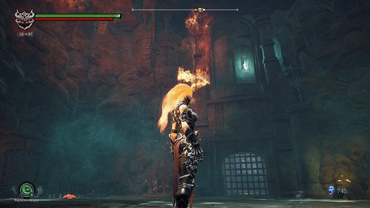 Stój na przycisku i nie wykonuj żadnych akcji - Esencje cz. 2 - Katakumby | Solucja do gry Darksiders 3 - Darksiders 3 - poradnik do gry